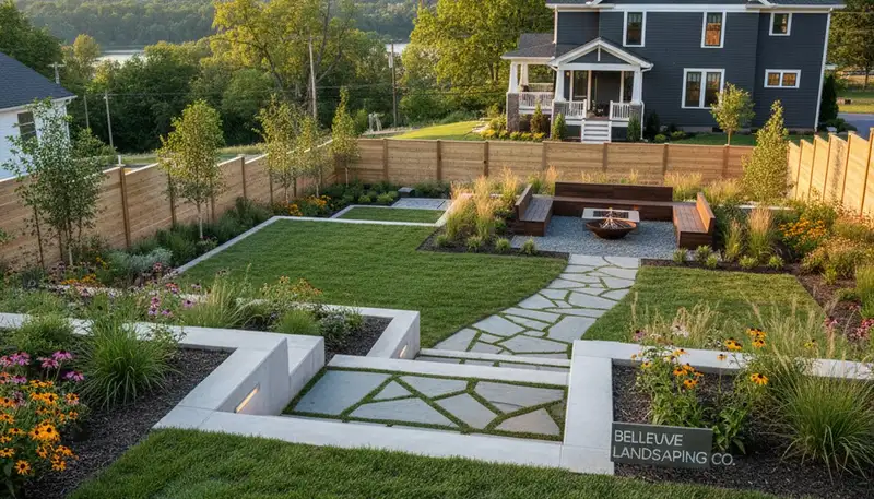 Landscaping team serving Cincinnati, OH with custom landscape design and installation