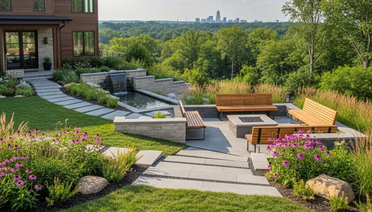 Landscaping design team serving Cincinnati, OH with custom outdoor solutions