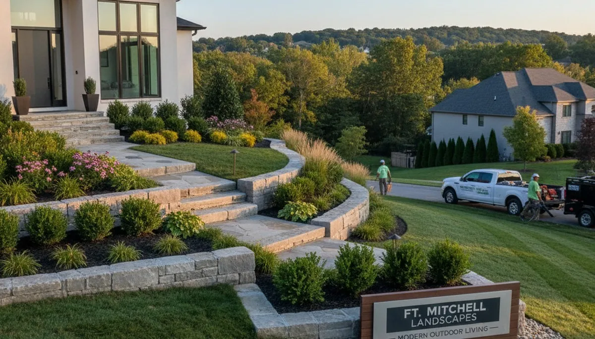 Landscape design team serving Cincinnati, OH with professional outdoor living solutions