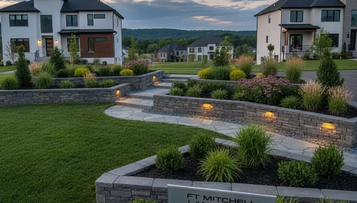Landscaping design service in Cincinnati, OH for residential outdoor spaces