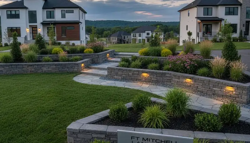 Landscaping design service in Cincinnati, OH for residential outdoor spaces