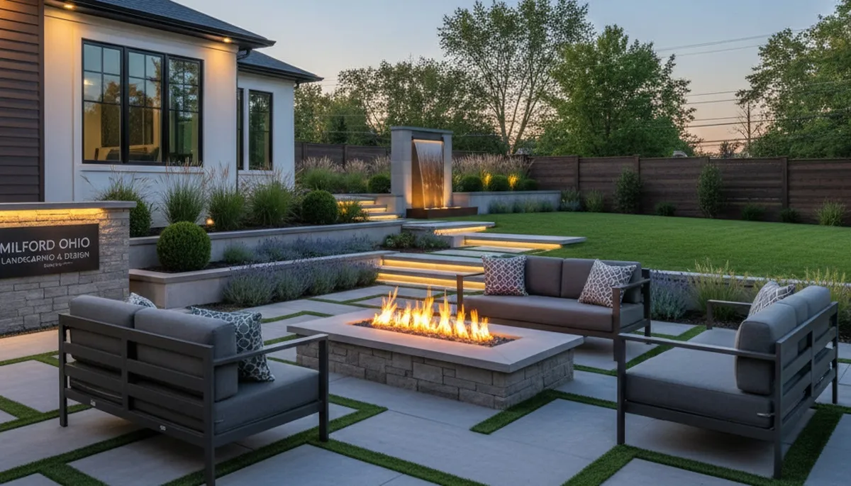 Landscaping team serving Cincinnati, OH for custom landscape design and installation