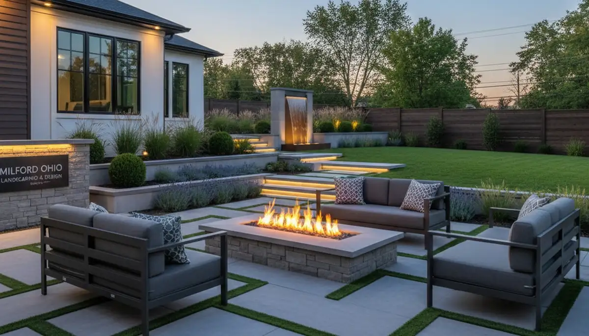 Landscaping team serving Cincinnati, OH for custom landscape design and installation