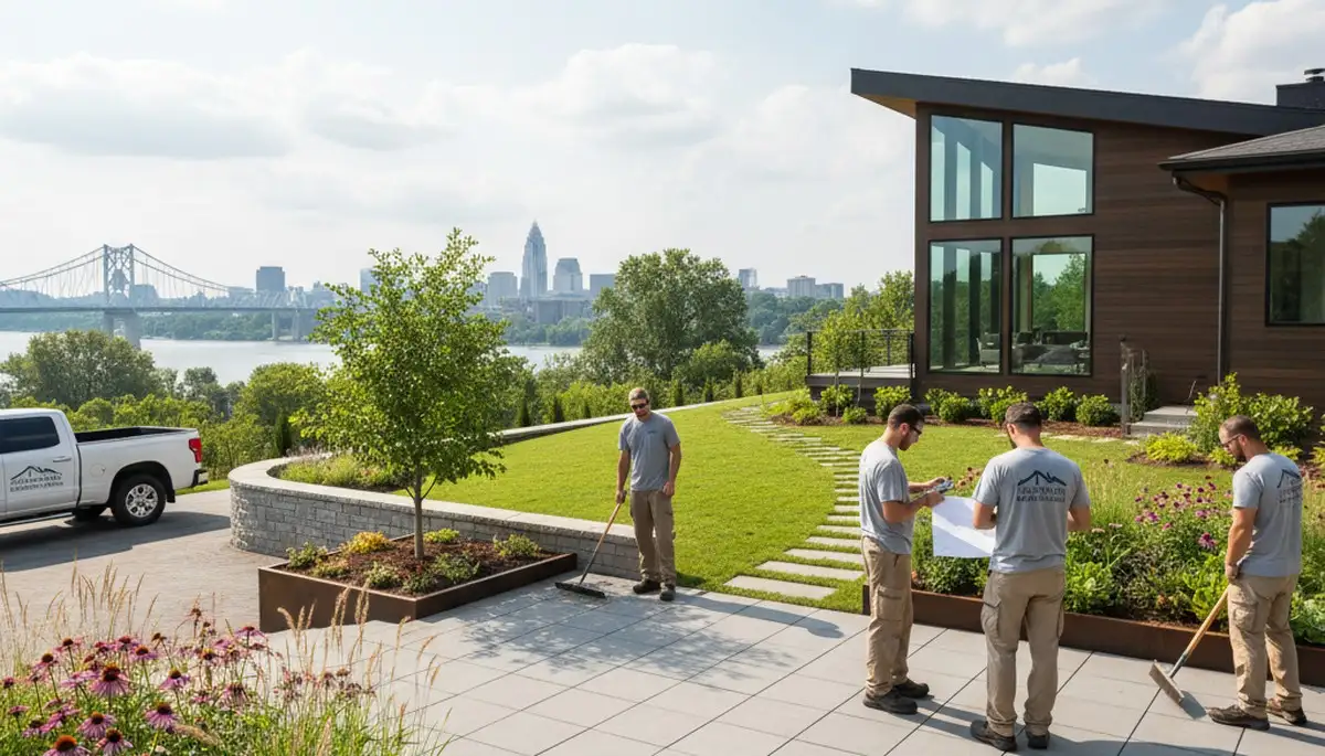 Landscape design team serving Cincinnati, OH for custom outdoor living spaces