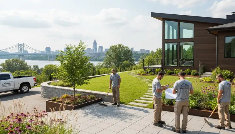 Landscape design team serving Cincinnati, OH for custom outdoor living spaces
