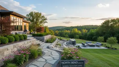 Landscaping team serving Cincinnati, OH with custom landscape design and installation services