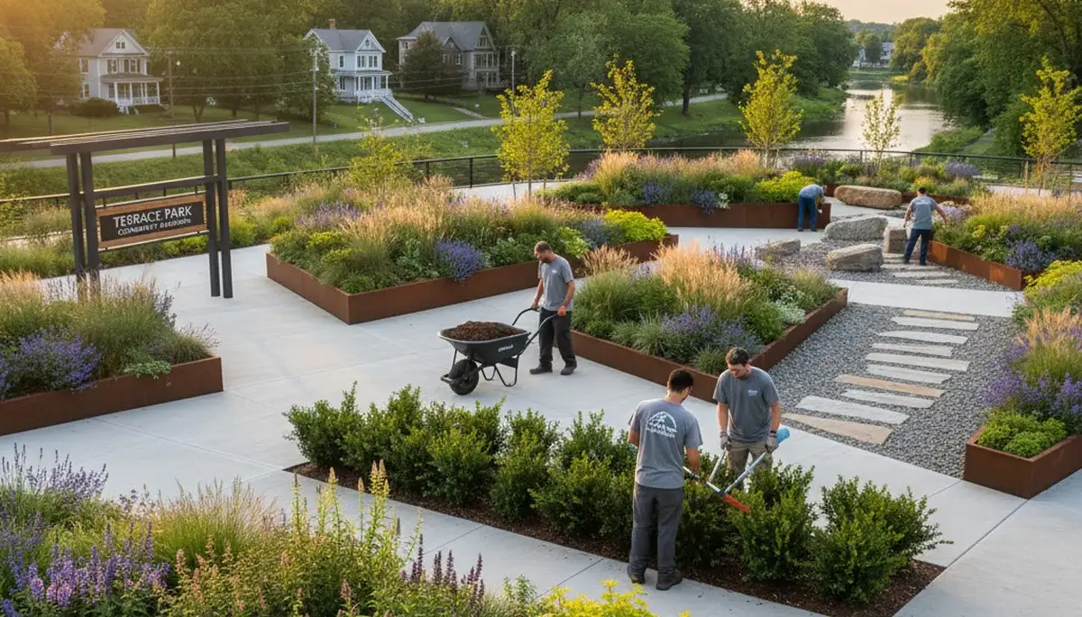 Landscape design team serving Cincinnati, OH for custom outdoor living spaces