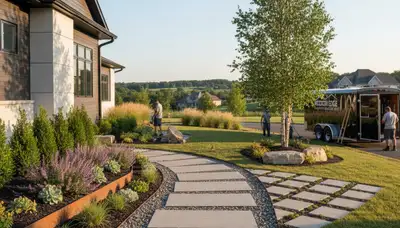 Landscaping design services in Cincinnati, OH for beautiful residential outdoor spaces