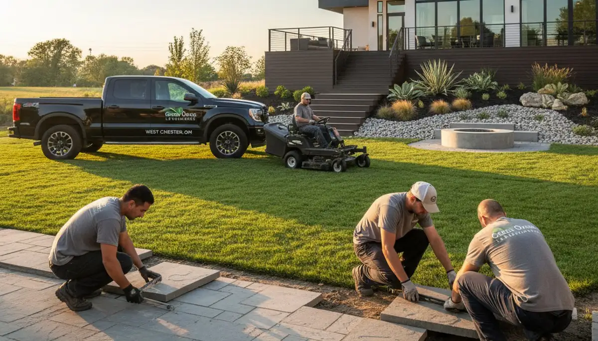 Landscaping design in Cincinnati, OH for a professional residential outdoor space