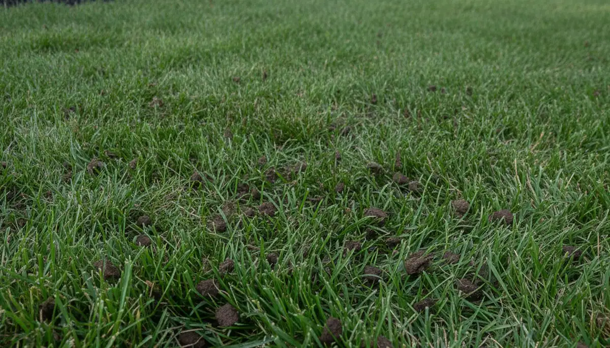 Post-aeration lawn recovery with healthy green turf in Cincinnati, OH by Chop Chop Landscaping